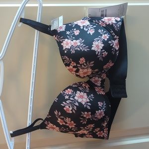 NWT Marilyn Monroe Floral Push-up Bra in 38C